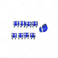 INTERCOOLER FMIC PIPE HOSE KIT FOR SUBARU IMPREZA WRX STi TURBO GDA GDB 01-05