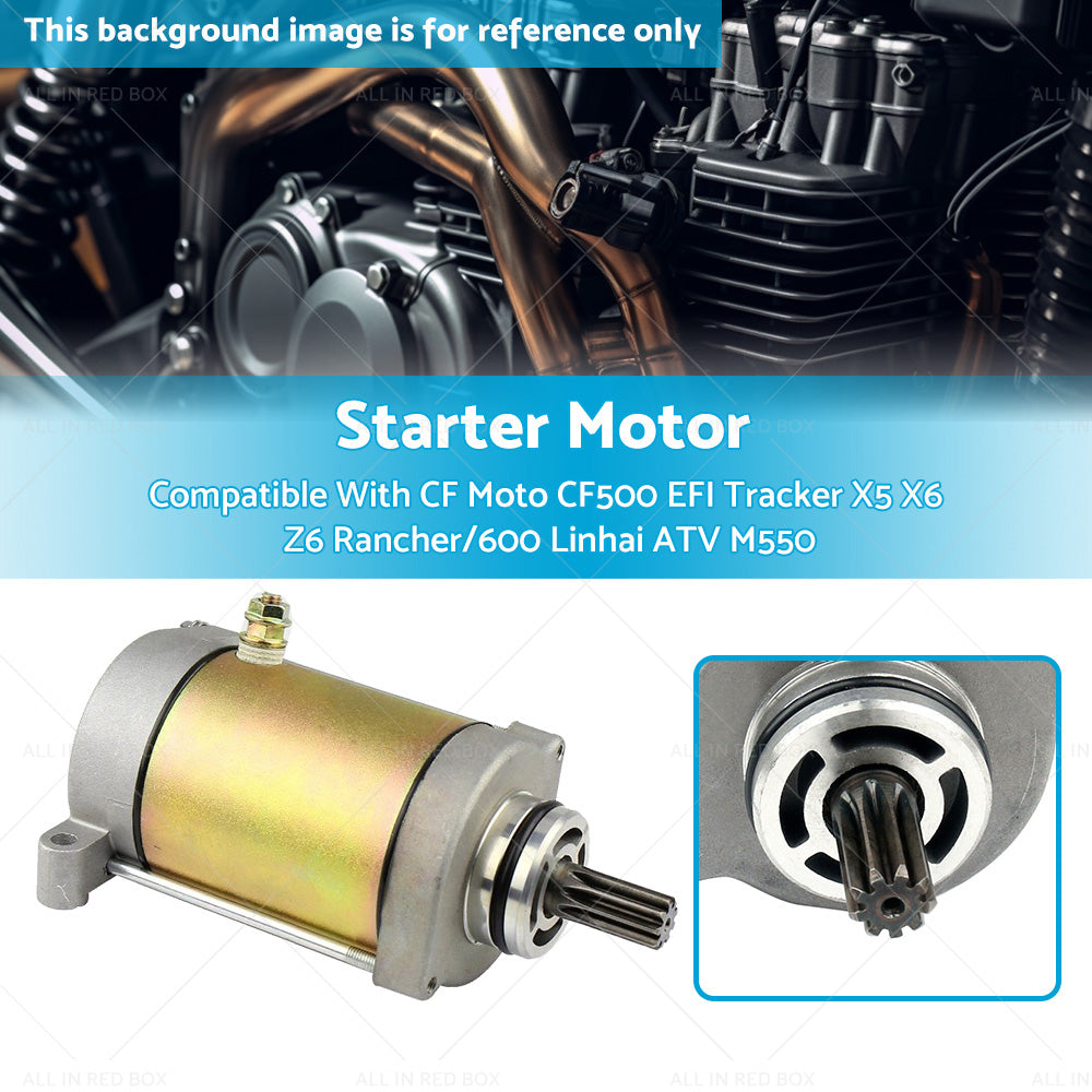 Starter Motor Suitable For CF Moto CF500 Tracker X5 X6 Z6 Linhai ATV M550