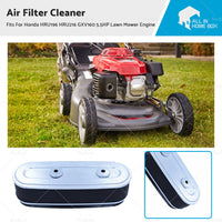 Air Filter Cleaner For Honda HRU196 HRU216 GXV160 5. 5HP Lawn Mower Engine