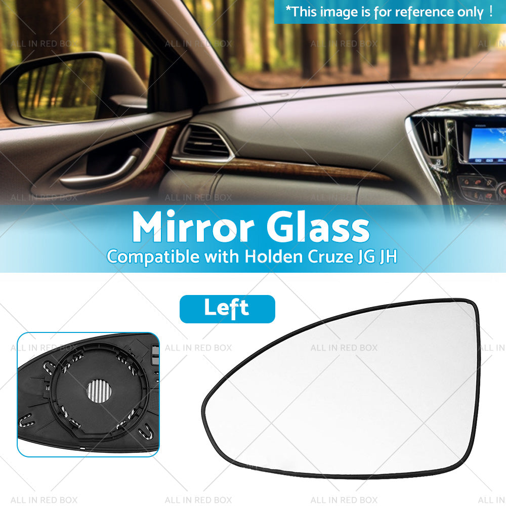 Left Side Mirror Glass With Base Suitable for Holden Cruze JG JH 2009-2016