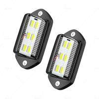 6LED License Number Plate Light Lamp Suitable For Truck SUV Trailer Lorry 12 24V