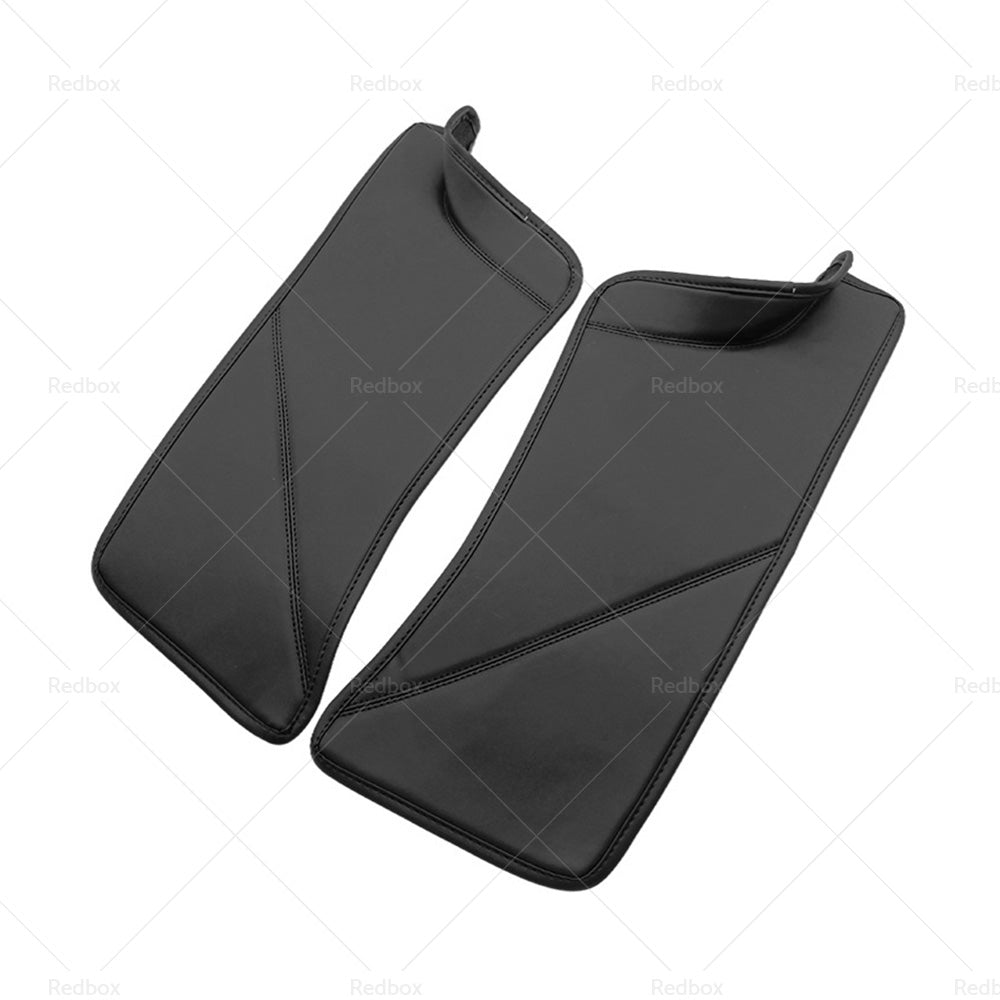 2PCS PU Rear Door Sill Protector Cover Pad Suitable for Tesla Model Y 2020-2022