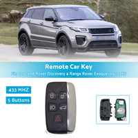 Smart Key Remote for Land Rover Discovery 4 Range Rover Evoque Jaguar XF