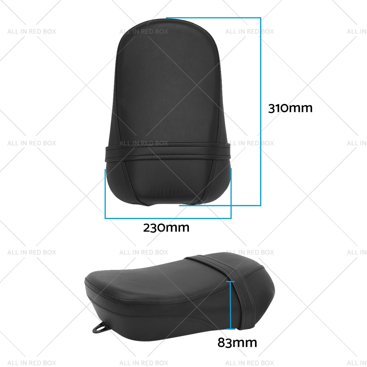 Rear Passenger Pillion Seat Pad Suitable for Kawasaki Vulcan VN650 S650 15-21