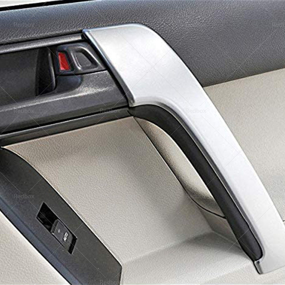 4PCS Matte Front Door Armrest Cover Trim Suitable For Land Cruiser Prado J150