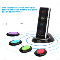 Wireless Key Finder RF Item Locator Item Tracker Support Remote Control