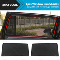 Magnetic Window Sun Shades Suitable For Toyota Kluger 2007-2013 Rear Sun Shades