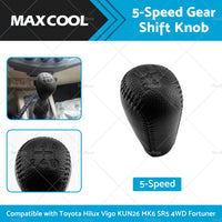 5-Speed Gear Shift Knob Suitable For Toyota Hilux Vigo KUN26 MK6 SR5 Fortuner