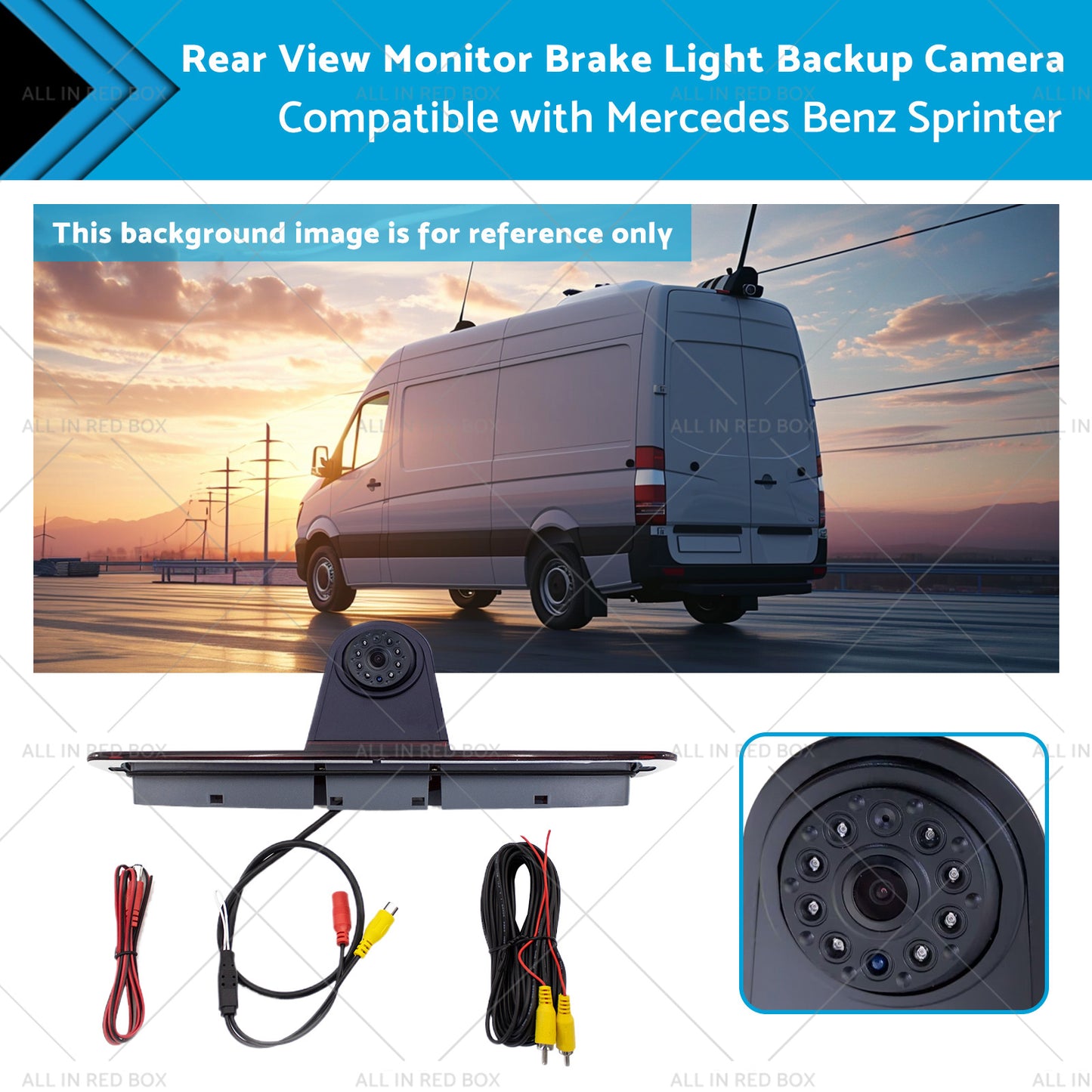 Rear View Brake Light Backup Camera Suitable for Mercedes Benz Sprinter