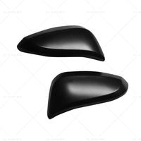 Black Mirror Covers  Door Handles Kit Suitable for Toyota Hilux 2015 - 2023