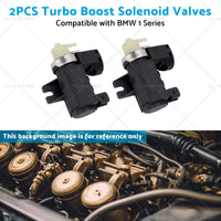 2PCS Turbo Boost Solenoid Valves Suitable for BMW 1 Series 07-15 335i 535i 550i