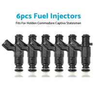 6Pcs Fuel Injectors For Holden Captiva Statesman Commodore VE VZ V6 0280156131