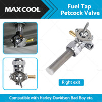 22mm Fuel Tap Petcock Valve Right Outlet Suitable For Bad Boy Blackline