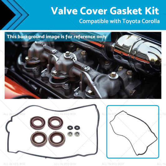 Valve Tappet Rocker Cover Gasket Suitable for Toyota Corolla AE92 AE102 AE112