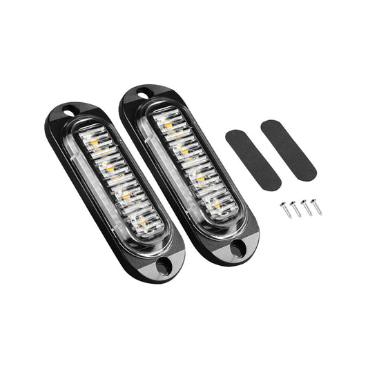 White 4LED Clearance Side Marker Light Suitable For Truck, Trailer & Caravan