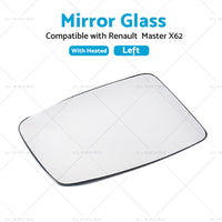 Left Mirror Glass Suitable for Renault Master X62 2010-2019 Heated Convex Base