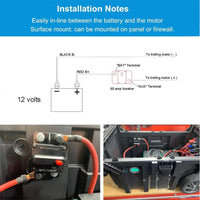 30-300AMP Car Circuit Breaker Fuse Reset Waterproof 12V-24V DC Car Boat Auto