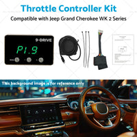 Suitable for Jeep Grand Cherokee WK2 11-21 Black EVC Throttle Controller Kit