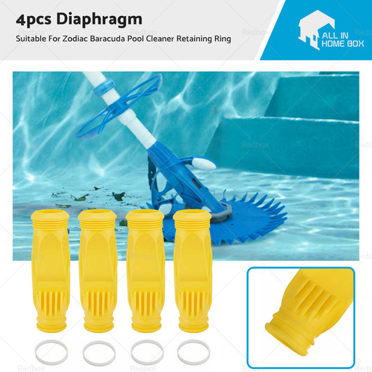 4X Diaphragm Cassette Suitable For Zodiac Barracuda Pool Cleaner Retaining Ring