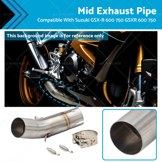 {{ Exhaust Mid Pipe Motorcycle Suitable For Suzuki GSX-R600 GSXR 750 2011-2023 }} - Buy Car Parts Online at {{ Kaka Auto Parts }}.