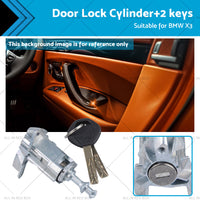 Front left Side Door Lock Cylinder Barrel w  Keys Suitable for BMW X3 2003-2010