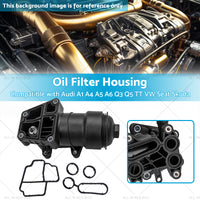 {{ Oil Filter Housing 03L115389H Suitable for VW Seat Skoda Audi A1 A4 A5 A6 Q3 Q5 }} - Buy Car Parts Online at {{ Kaka Auto Parts }}.
