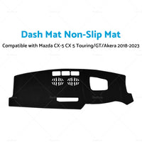 Black Non-Slip Dash Mat Cover Fits For Mazda CX-5 CX 5 Touring or GT or Akera 18-23 AU