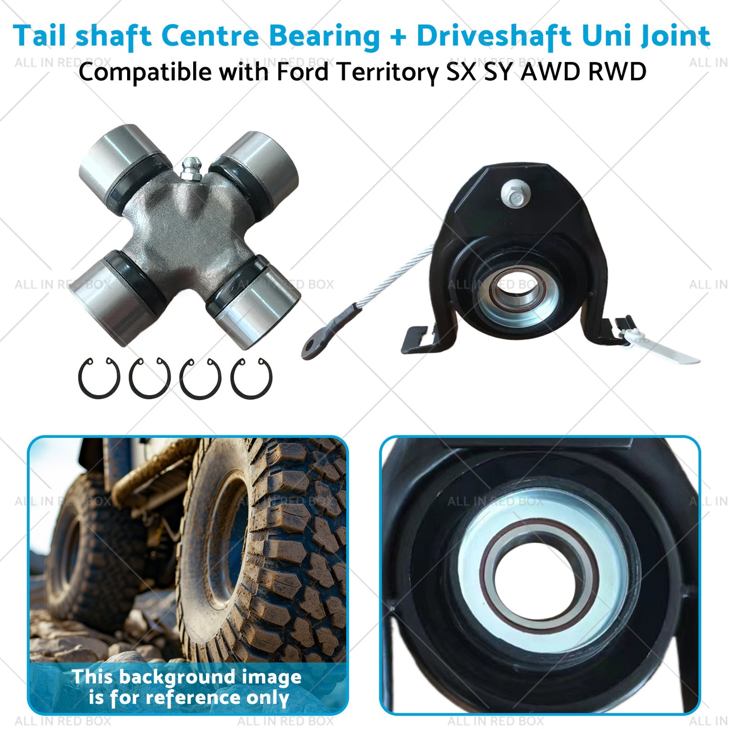 Tail Shaft Driveshaft Centre Bearing Uni Joint Suitable for Territory SX 04-11