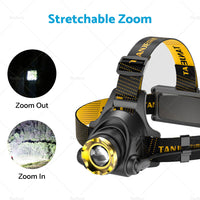 12000000lm USB Rechargeable Headlight Head Torch Lamp Flashlight LED Headlamp