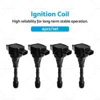 4x Ignition Coils Suitable For Mazda 2 DY Hatchback 1. 5L ZY-VE 2003-2009 U5143