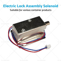 Round Electronic Solenoid Latch Lock 12V 0. 6A Electric Release Assembly Catch