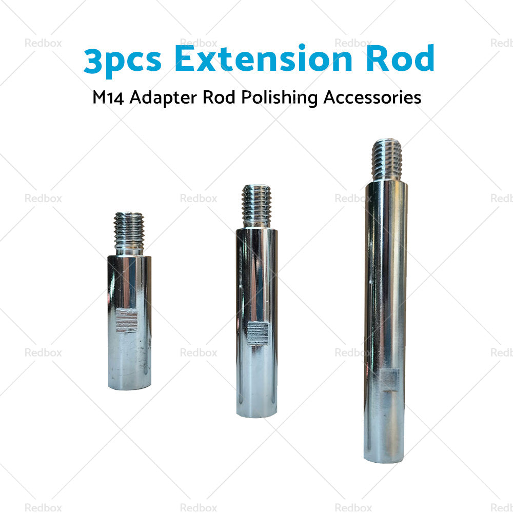 3X Angle Grinder Adapter Rod Extension Rod M14 Adapter Rod Polishing Accessories