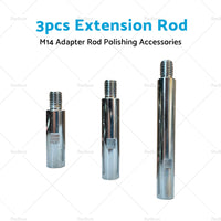 3X Angle Grinder Adapter Rod Extension Rod M14 Adapter Rod Polishing Accessories