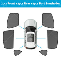 Car Window Sun Blind for Mazda CX-5 CX5 2017-2022 Magnetic Rear Shade Mesh