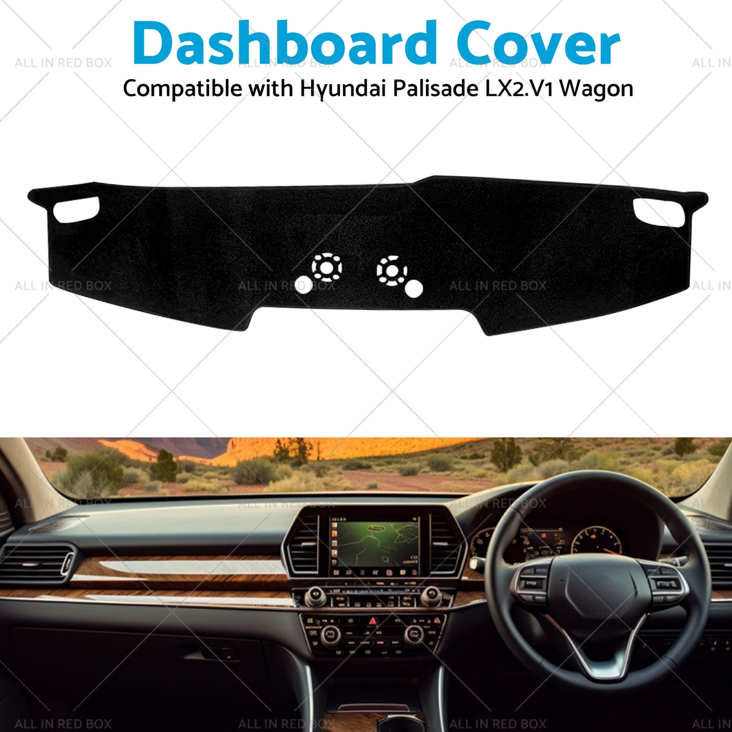 Non-Slip Dash Mat SuitableFor Hyundai Palisade Wagon NO HEADS UP DISPLAY 2020-23