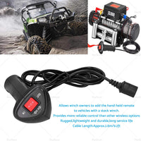 Universal Electric Winch Remote Controller With 9. 2ft Cable Car Vehicle