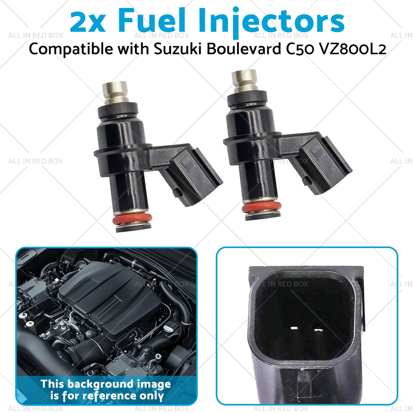 2x Fuel Injectors Suitable for Suzuki Boulevard C50 VZ800L2 2012 15710-26GA0