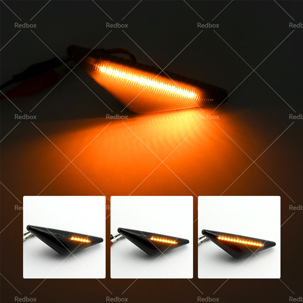 2x Side Indicator Guard LED Flasher light For Ford Falcon XT XR6 XR8 FG 08-2014