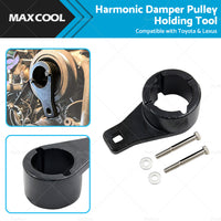 Crankshaft Crank Harmonic Damper Pulley Holding Holder Tool Suitable for Toyota