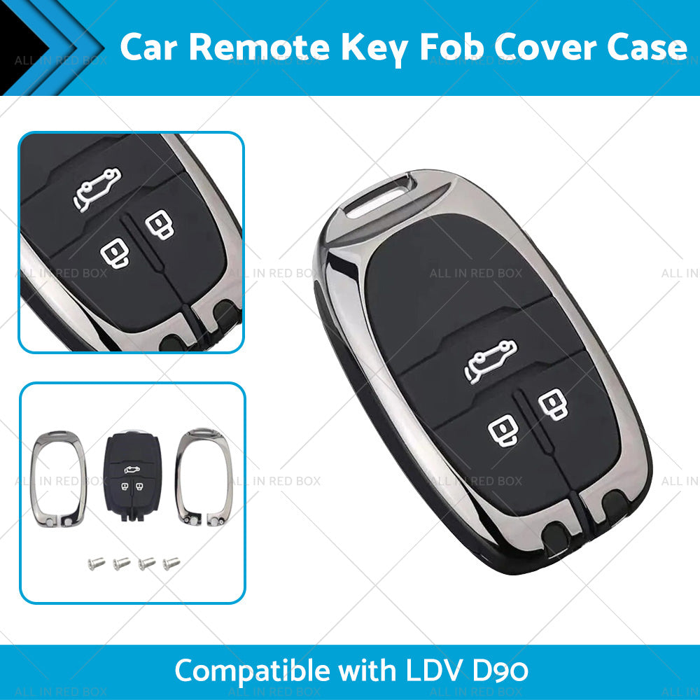 Zinc Alloy Remote Key Fob Case Cover Shell Suitable For LDV D90 3buttons Key Fob