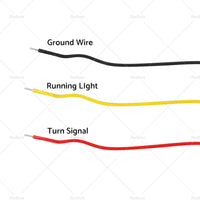 LED Mini Turn Signal Light Suitable for Harley Dyna Indicator Blinker Lamp Smoke