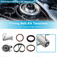 Timing Belt and Tensioner Kit Suitable for Toyota Prado KZJ95R KZJ120R 1KZ-TE 96-07