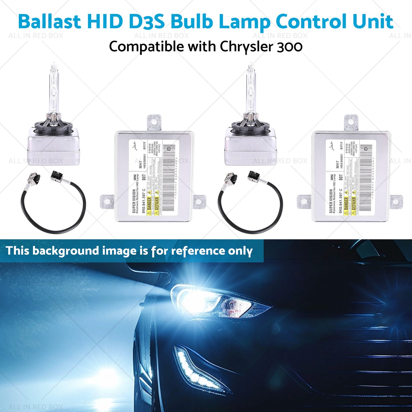 68170821AA Ballast HID D3S Bulb Lamp Control Unit Suitablefor Chrysler 300 11-21