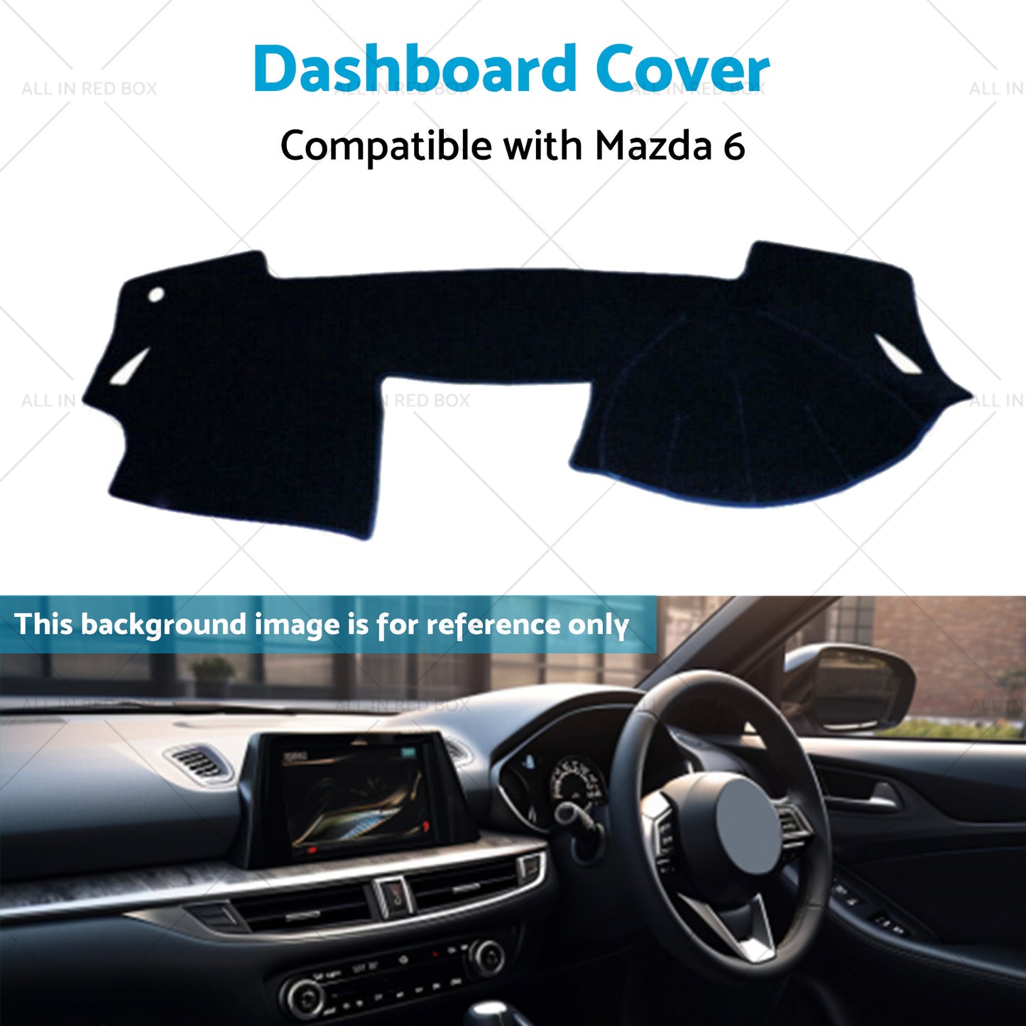 Car Dashboard Cover Dashmat Dash Mat Suitable For Mazda 6 M6 Ruyi 2006-2012