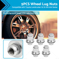 5PCS 14x1. 5 Alloy Wheel Lug Nuts Suitable for Landcruiser 76 79 100 200 Series