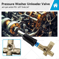 1x Pressure Washer Unloader Valve 40 Lpm 4050 PSI Ends 90¡ã 3 8inch