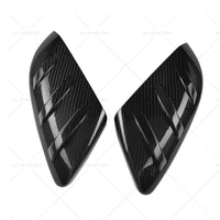 2x Carbon Fiber Side Mirror Cover Caps Suitable for 16-21 Honda Civic