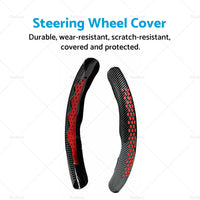 Carbon Fiber Universal Car Steering Wheel Booster Cover Non Slip Car Accessories