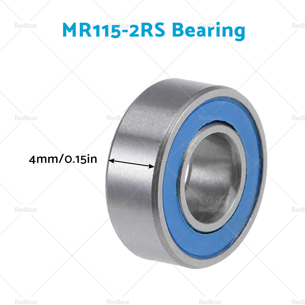 10X MR85-2RS MR115-2RS Bearing PTFE Rubber Seal For RC 2728 4606 5114 1213 B020