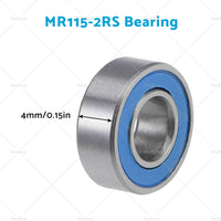 10X MR85-2RS MR115-2RS Bearing PTFE Rubber Seal For RC 2728 4606 5114 1213 B020